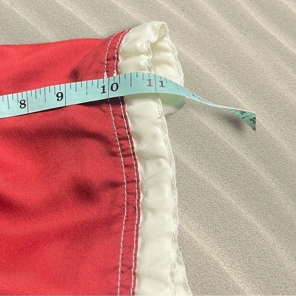 Aeropostale Men’s Cargo Swim Trunks / Shorts Burgundy Red Size Small